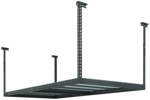 Overhead Storage Racks For Garage Ceiling Mounted 4x8 Adjustable