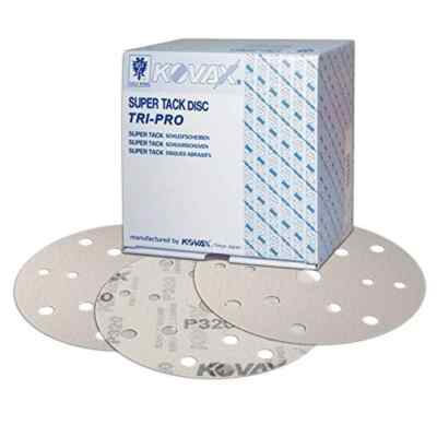Kovax 5270240 Tri-Pro Schleifscheiben P240 152 mm 100 Stück 15 Loch Klettrücken