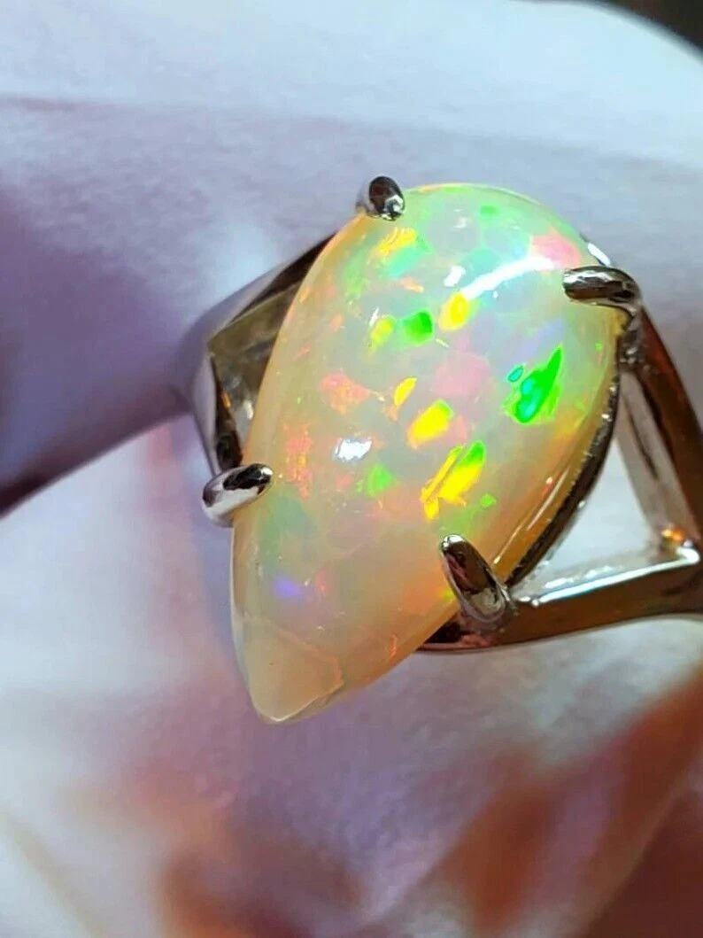 Opale Bague Opale Naturelle Bague V ritable Opale Bijoux eBay