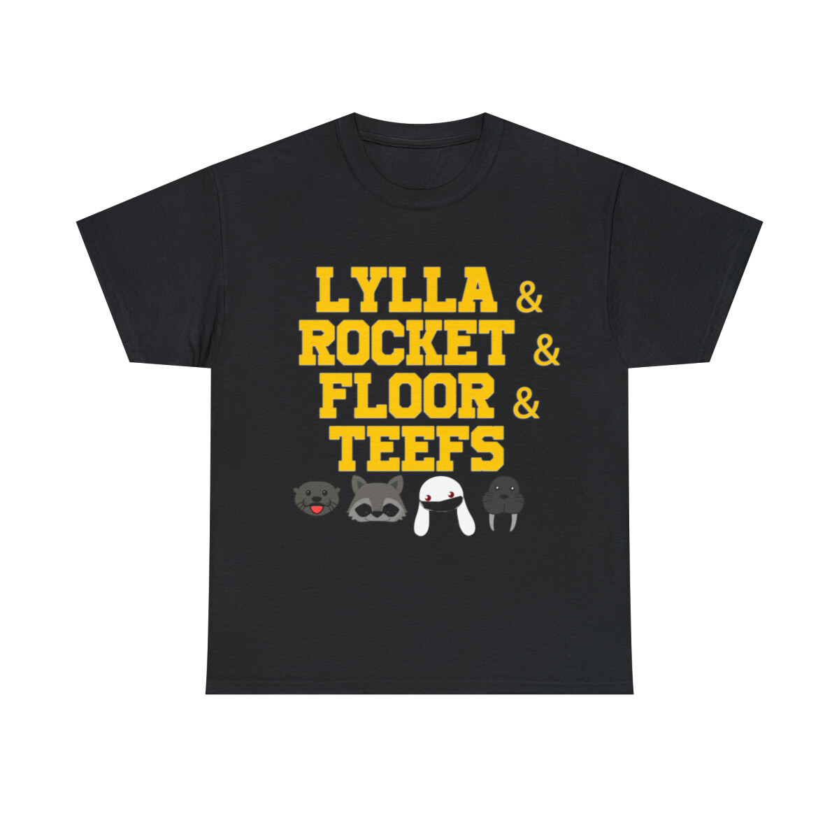 Camisa Lylla, Rocket, Piso y Camisetas de los Guardianes de la Galaxia