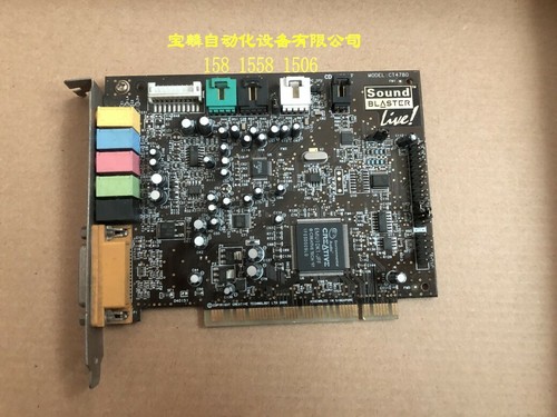 1pc Creative Labs Sound Blaster Live! PCI Sound Audio card CT4780 - Picture 2 of 2