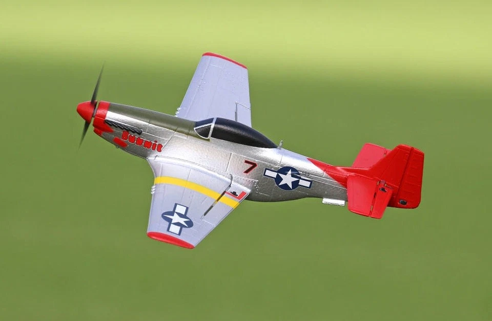Top RC WWII Gyro Stablised Ready To Fly RC Plane, Complete W/Handset, Bat, Crgr - Image 4 of 4