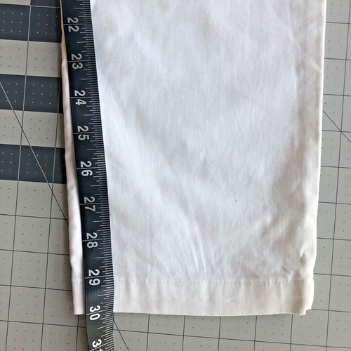 Polo Ralph Lauren Girls Pants Size 18 30W/30 White Chino Straight Leg Navy Belt - Picture 7 of 11