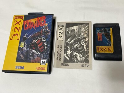 Sega 32X : Cosmic Carnage Tectoy complete box manual