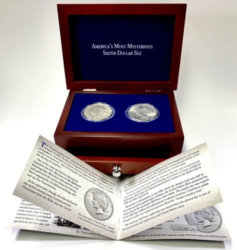 America's Most Mysterious Silver Dollar Set - 1925 & 1926 Peace $1 -PCS RC530 - Picture 12 of 14