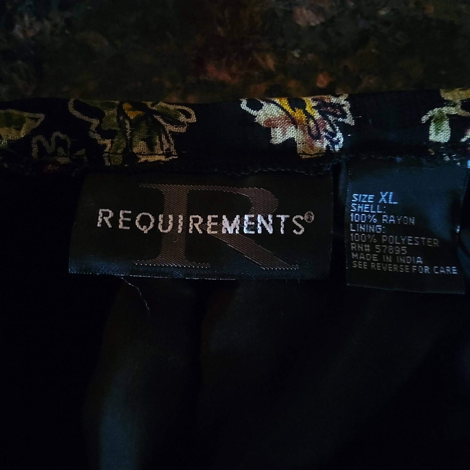 REQUIREMENTS  MULTI PATTERNED FLORAL MIDI SKIRT Xl - image 6