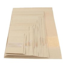 50X Torba papierowa Kraft z przezroczystym oknem, suche przekąski, przekąski,