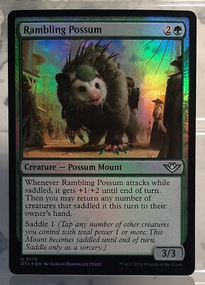 Magic - Rambling Possum - Uc/Foil/Kreatur - Outlaws of Thunder Junction - EN/NM