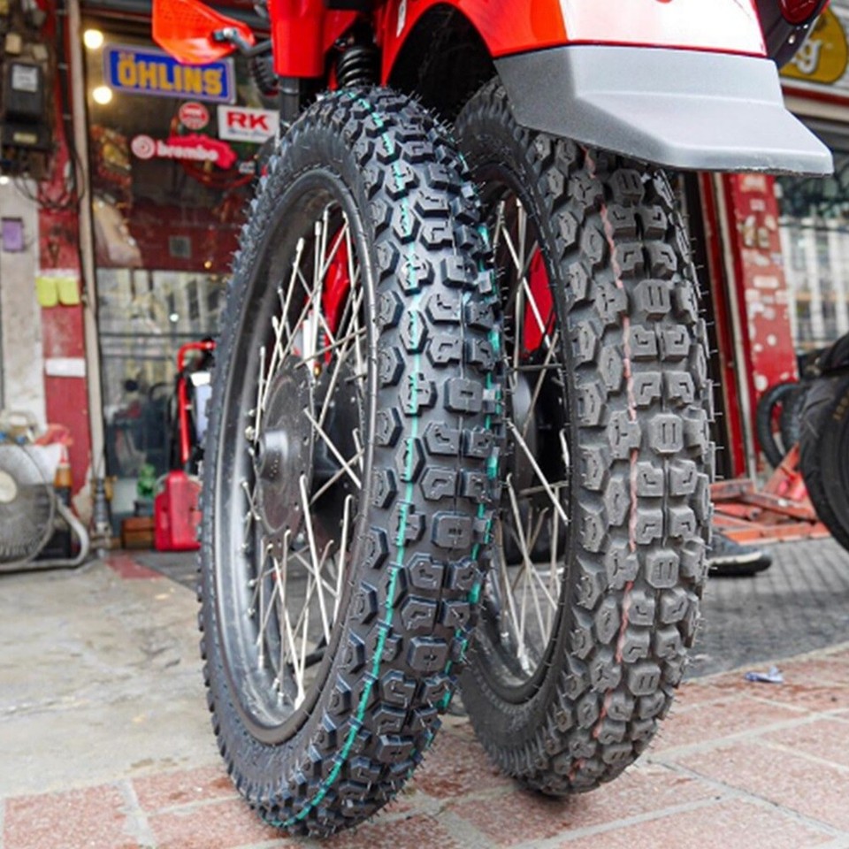 Tire Honda CT125 Front & Rear IRC GP1 Set Pair Motorcycle Tires semi