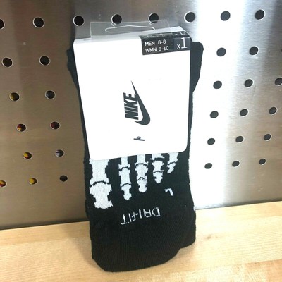 nike skeleton socks