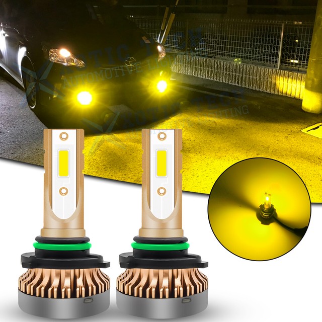 JDM Golden Yellow LED Fog Light Bulb Lamp 9006 For Toyota Tundra
