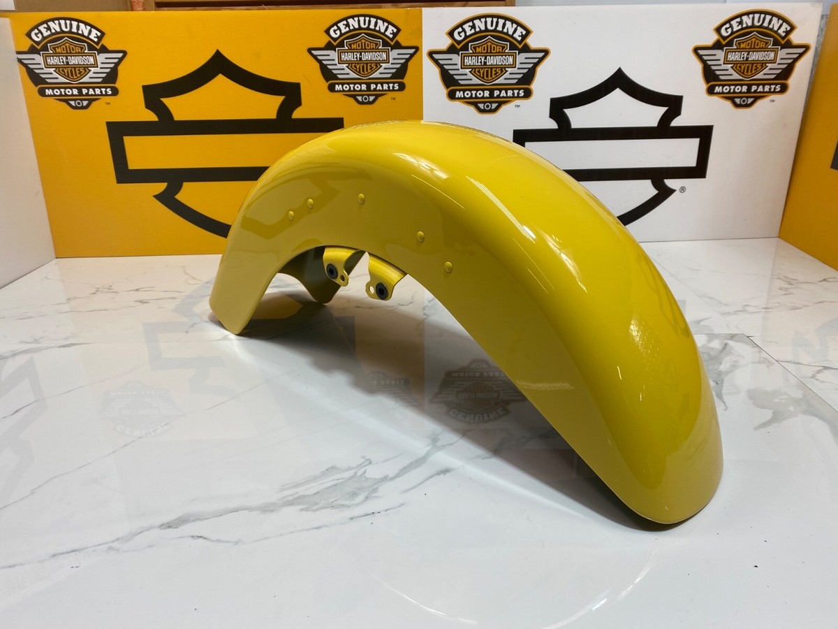 OEM🔥Genuine Harley 14-24 Touring Front Fender Industrial Yellow