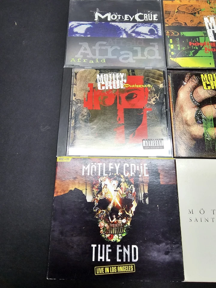 RARE Motley Crue CD Lot of 6 Near Mint with Cases See Description - Image 2 of 4