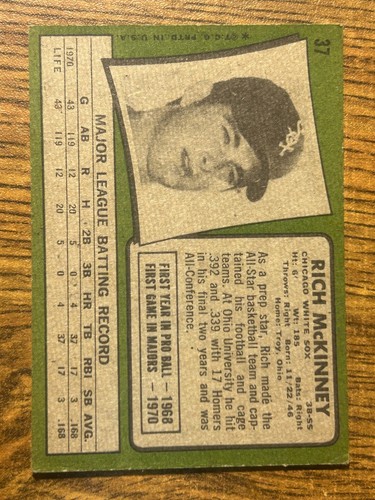 1971 Topps Baseball Karten Wählen Sie die Karten Sie wollen -- Mengenrabatt - Bild 43 von 159