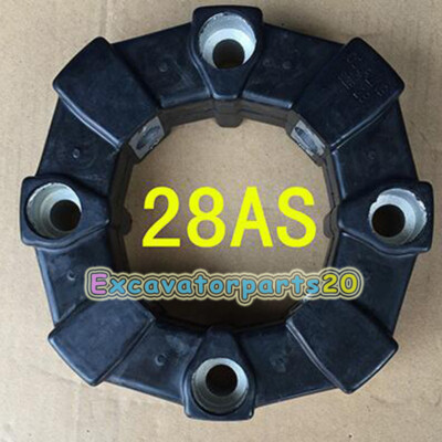 Rubber Coupling 28AS for KOMATSU, KOBELCO Hitachi, Caterpillar HYUNDAI 1PC