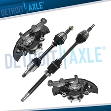 Front Steering Knuckles Wheel Bearing Hub CV Axles for Toyota Camry Avalon 3.5L