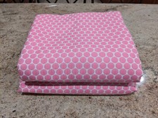 Pottery Barn Kids Dot Jacquard Blackout Panel , 44 x 84" Bright Pink set of 2