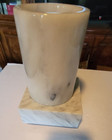 COLLECTIBLE 5 1/2" INCH TALL MARBLE VASE WITH 5" INCH BASE 8 1/4 POUNDS!!!! — photo 6