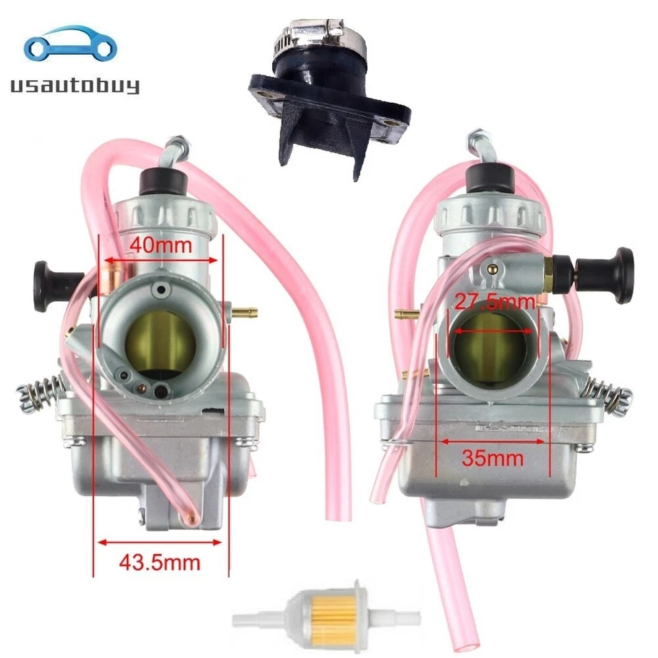 Bota de carburador y colector de admisión para Yamaha DT125 1974-1981 DT125 1978-1981 NUEVA Foto 2 de 4