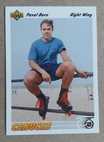 1991-92 Upper Deck PAVEL BURE #54 Rookie RC Vancouver Canucks 