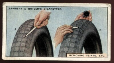 Lambert Butler, Hinweise Tipps für Autofahrer, 1929, Feuersteine entfernen etc..., #21
