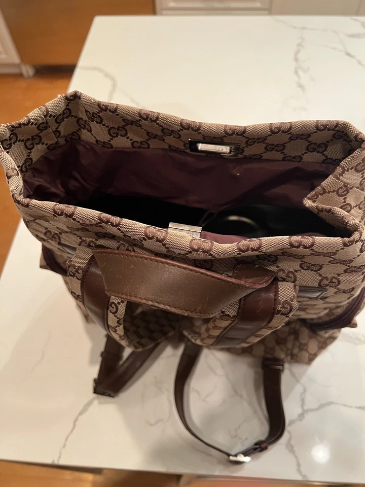 Authentic Gucci backpack or large nappie bag backpack With Additional Detached - Image 4 of 4