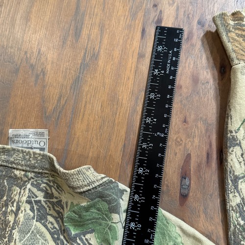 Vintage Jerzees Hemd Herren 3XL Realtree Original Camo Tasche Jagd Baumwolle 90er - Bild 10 von 11