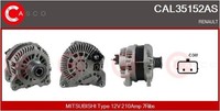 Casco CAL35152AS Generator FüR Renault