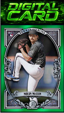 DIGITAL CARD Topps Bunt Nolan McLean Bowman 26 Green Sterling Legendary 99cc