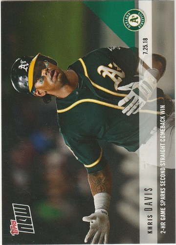 2018 Topps Now 504 Khris Davis