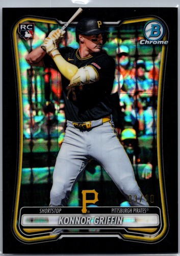 Konnor Griffin [Black Geometric Refractor] #BCP-92 2026 Bowman Chrome Prospect card
