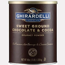 Ghirardelli Sweet Ground Chocolate & Cocoa powder (3lbs) EXP 02/28/2027