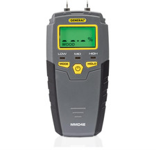 General Tools MMD4E Digital Moisture Meter Water Leak Detector Pin Type LCD