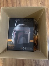 STAR WARS THE BLACK SERIES BOBA FETT RE-ARMORED ELECTRONIC HELMET SEALED NEW