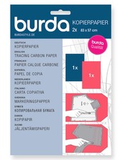 burda style Kopierpapier blau/rot