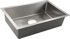 RV Stainless Steel Sink 23" x 15" Rear Center Drain