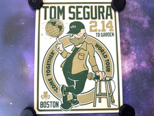 TOM SEGURA Come Together Tour Poster 18x24 2025 TD Garden Boston #119/200