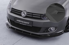 Cup Spoiler Lippe Front Ansatz Schwert für VW Golf 6 CSL035-L