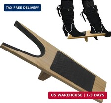 Boot Jack, Wood Boot Remover, Extra Wide Boots Puller, Shoe Remover Take Off Hel