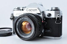 Canon AE-1 35mm SLR Film Camera New FD 50mm f1.8 Lens Exc 5 Fast Shipping