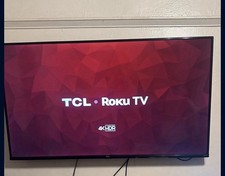 TCL Roku TV 4K HDR LED Smart TV Black, Netflix, HDMI, Internet Streaming