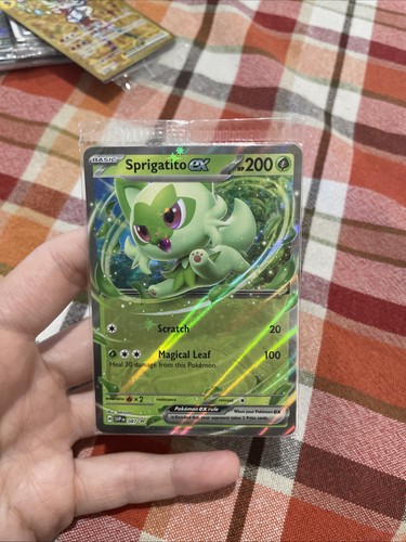 Sprigatito ex 087 Sv: Scarlet & Violet Promo Cards Holo Sealed Black Star Promo - Picture 2 of 5