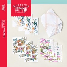 June 2025 Paper Pumpkin   Full Of Charm FULL Kit w/Add-on Dies   Stampin Up