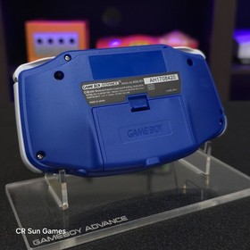 Blue Game Boy Advance GBA iPS V5 LCD USB-C 1800 mAh Rechargeable Battery