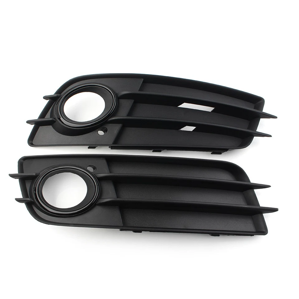 For Audi A4 B8 S4 08-12 Black 8K0807681C/2C Front Bumper Fog Light Grille Cover - Image 4 of 4