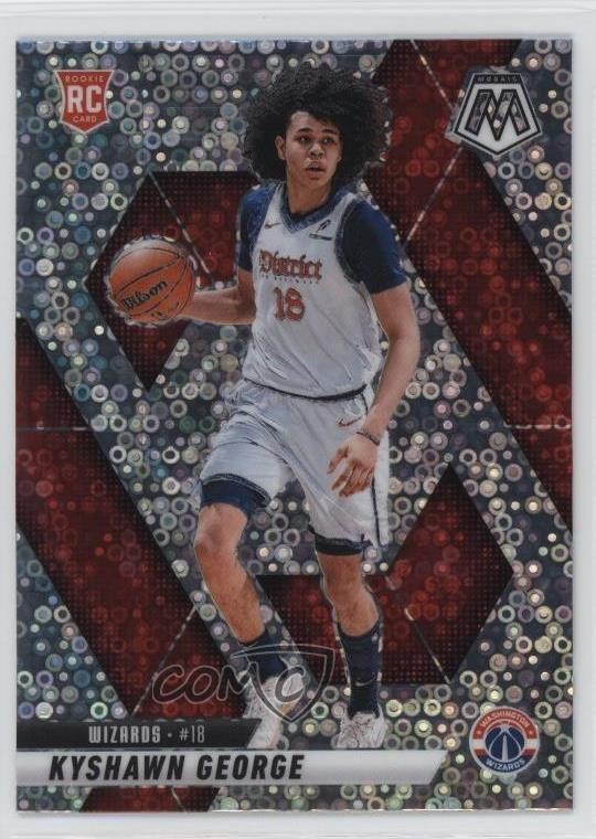 2024-25 Panini Mosaic Rookies Fast Break Silver Prizm Kyshawn George #247 10yl