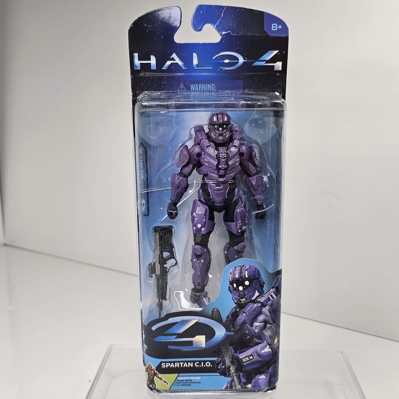 SEALED McFarlane Toys Halo 4 Spartan CIO Team Purple Action Figure NEW