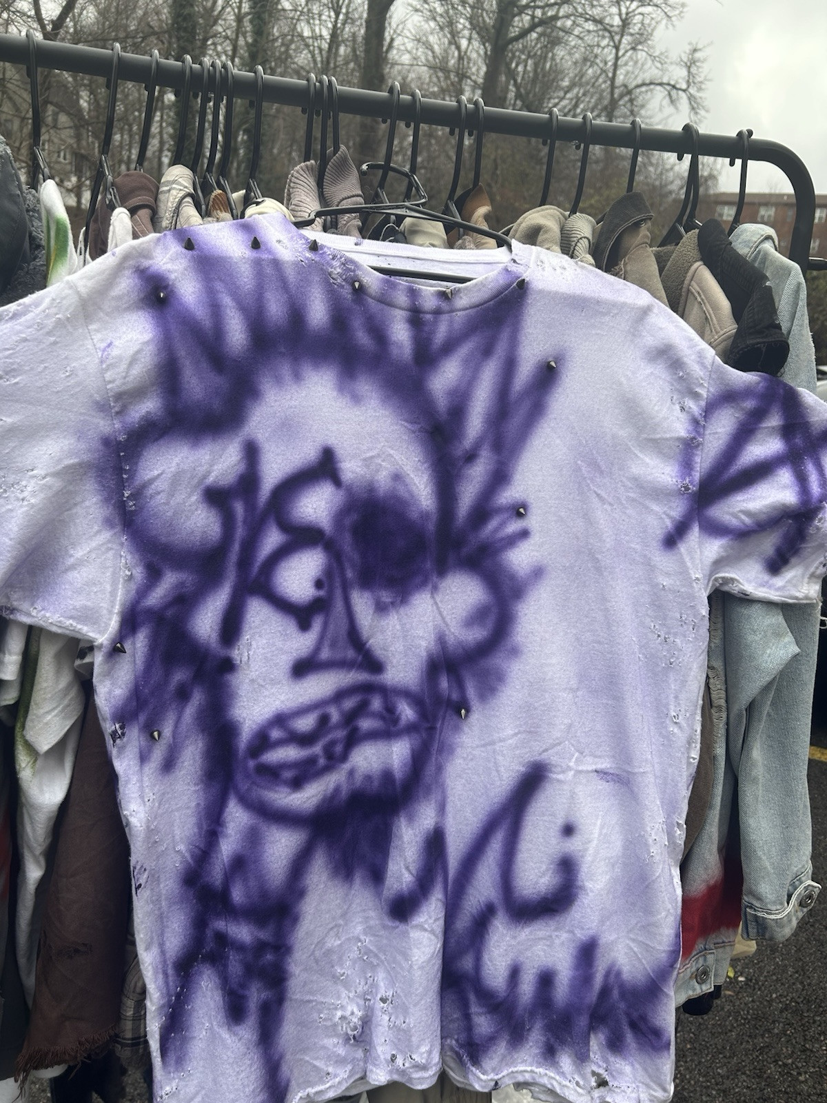 1/1 EternalVestige Airbrushed Metlhed Tee