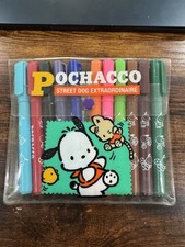 vintage Sanrio Pochacco Marker Case Carrier Japan 1995 Markers Sanrio RARE