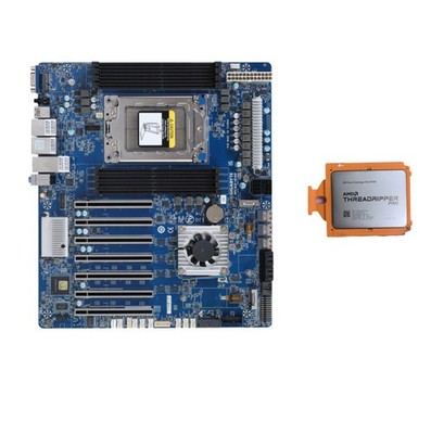 Gigabyte MC62-G40 Motherboard With AMD Ryzen Threadripper PRO 3975WX 32Cores CPU